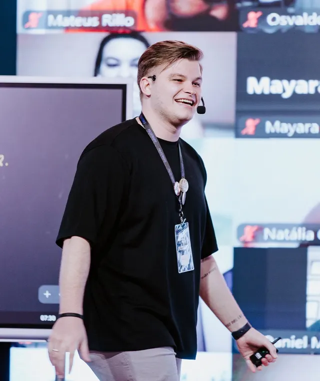 Marlon Jönck no palco