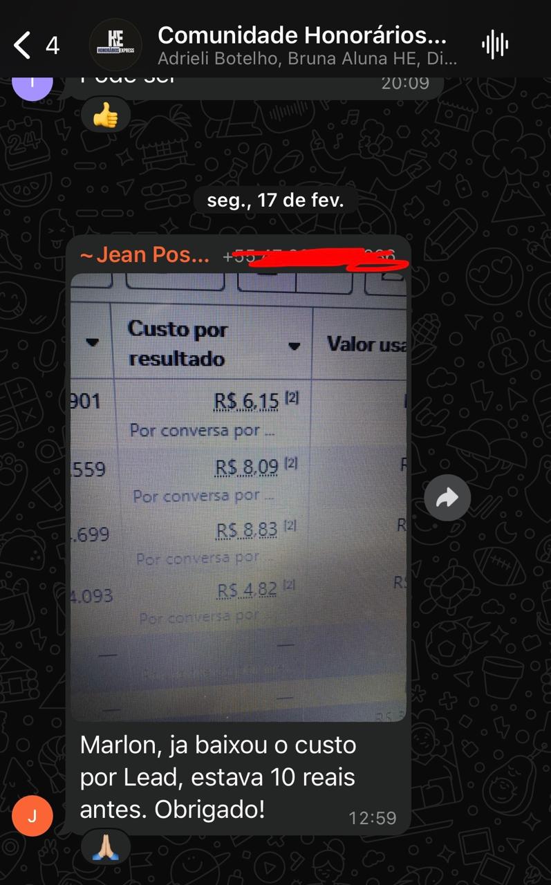 Jean — lead ficou mais barato