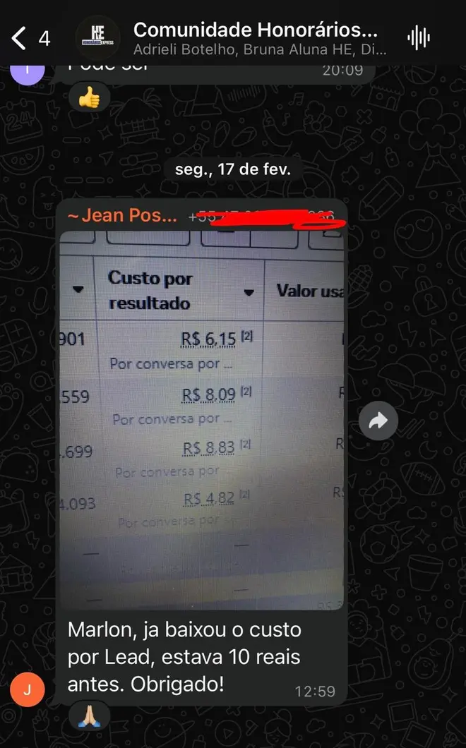Jean — lead ficou mais barato